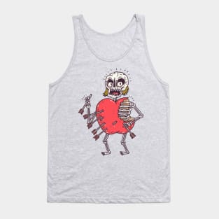 Scupid Rotten Appleheart Tank Top